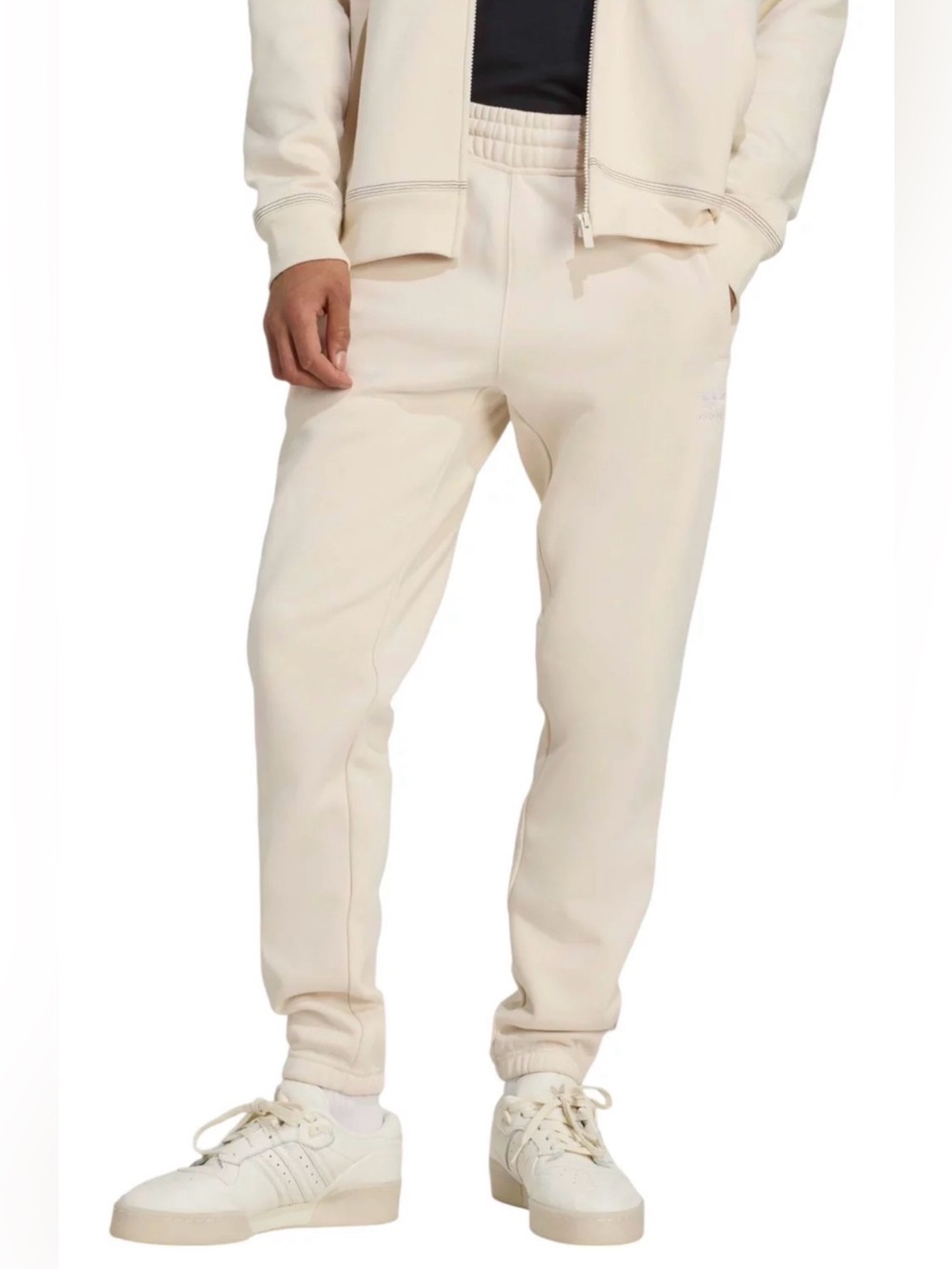 adidas Cream-Colored Men's Jogger Pants